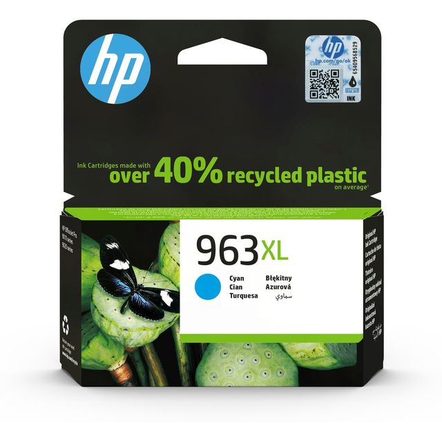 HP Cartuccia di inchiostro ciano originale 963XL ad alta capacità
