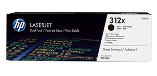 HP Confezione da 2 cartucce Toner originali nero ad alta capacita LaserJet 312X