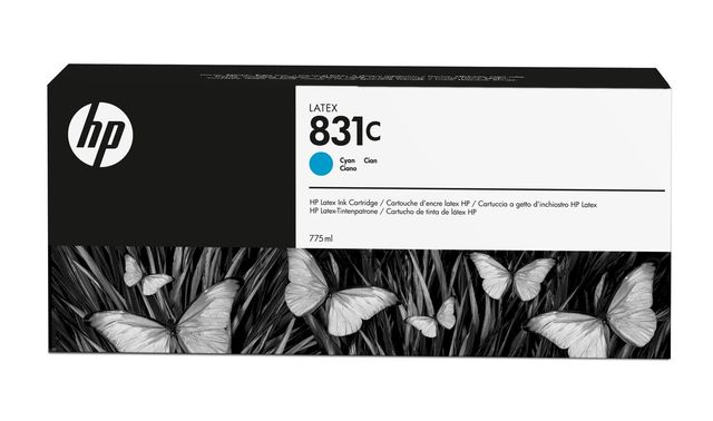 HP INC 831C 775-ML CYAN LATEX INK