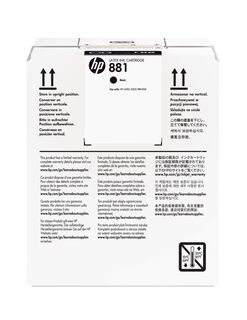 HP INC HP 881 5-LTR BLACK LATEX INK CARTR.