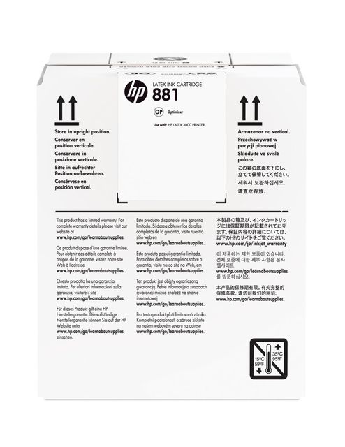 HP INC HP 881 5-LTR LATEX OPTIMIZER CARTR.