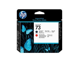 HP Testina di stampa nero opaco e rosso cromatico DesignJet 73