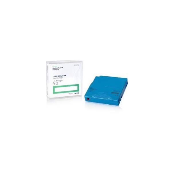 HPE - LTO Ultrium 9 - 18 TB / 45 TB - etichette scrivibili - blu chiaro - per P…