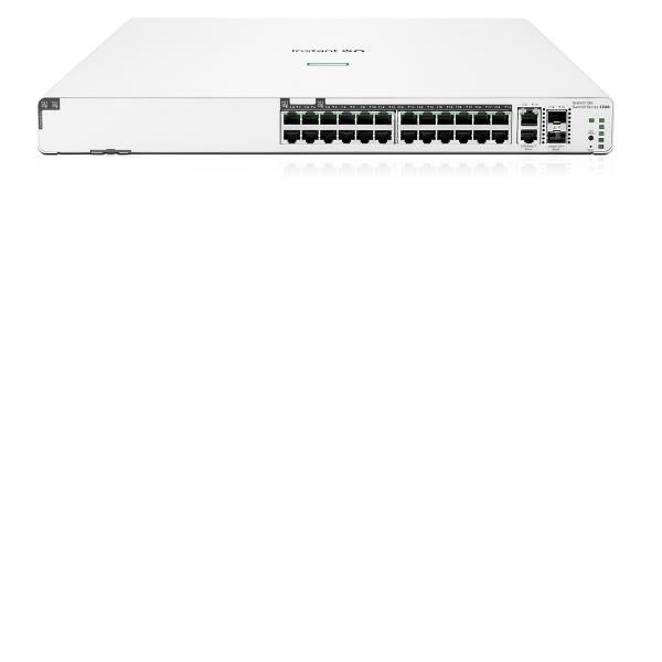 HPE Aruba Instant On 1960 24G 20p Class4 4p Class6 PoE 2XGT 2SFP+ 370W Switch -…