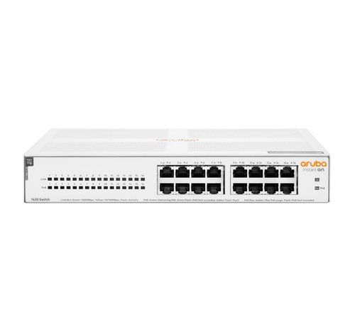 HPE NW HPE SWITCH ARUBA ISTANT ON R8R48A UNMANAGED 16 PORTE POE (SCATOLA APERTA)