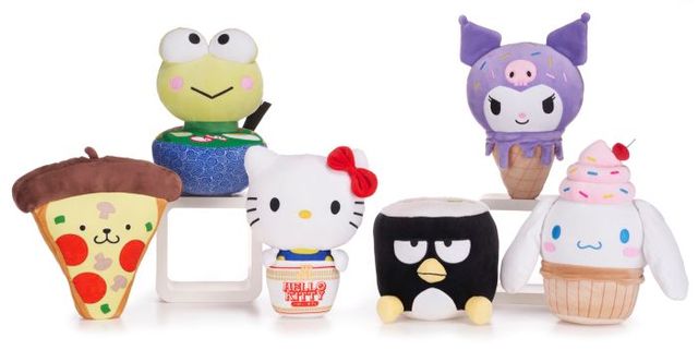 Hello Kitty & Friends Peluche Foodie Fun 6 assortitis 25cm