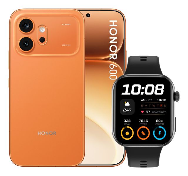 Honor 600 8+256GB 6.57" 5G Orange DS + Watch 2i ITA