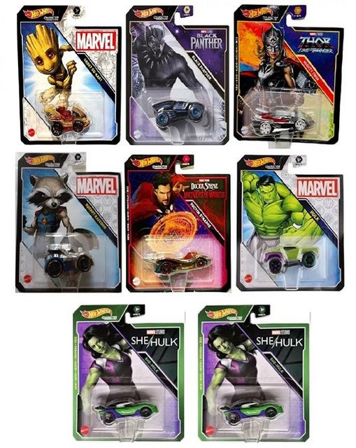 Hot Wheels Die-Cast Veicoli con licenza assortiti 14x16,5 cm