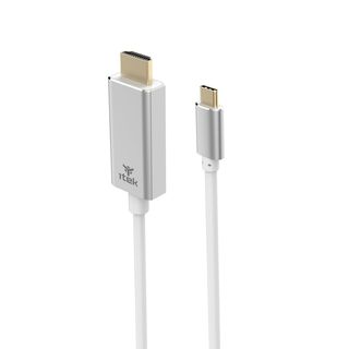 ITEK Cavo USB-C maschio a HDMI maschio- 4k 60Hz- FHD 120Hz lunghezza 2m- allumi…