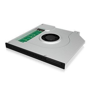 Icy Box IB-AC647 adattatore da SATA ODD (9,5mm) a M.2 con Ventola