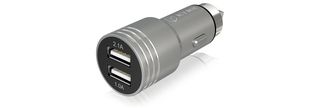 Icy Box IB-CH202 Car Charger con 2 porte USB