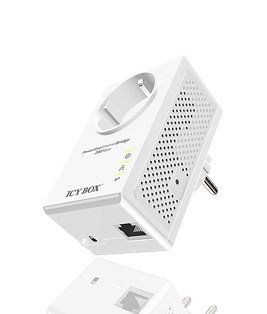 Icy Box IB-PL250 PowerLine Ethernet - 200 Mbit/s