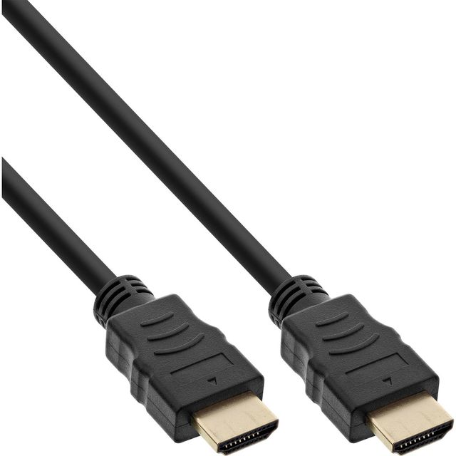 InLine 4K (UHD) Cavo HDMI, Nero - 0,5m