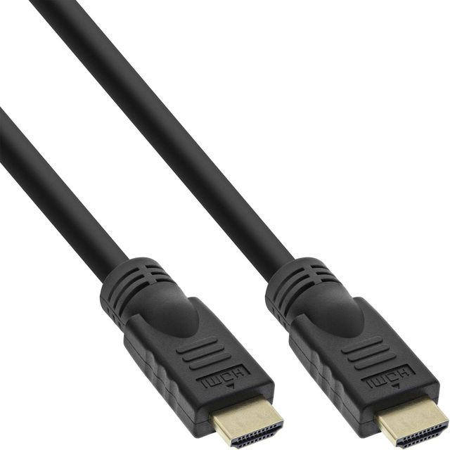 InLine 4K (UHD) Cavo HDMI, Nero - 7,5m