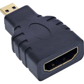 InLine Adattatore HDMI / Micro HDMI - dorato, 4K2K Compatibile