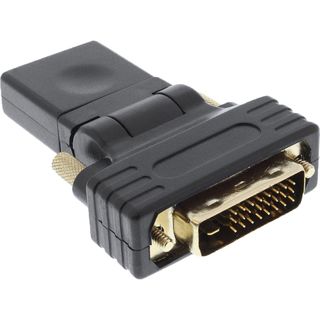 InLine Adattatore HDMI-DVI F/M Pieghevole/Ruotabile