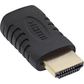 InLine Adattatore Mini HDMI / HDMI - dorato, 4K2K Compatibile