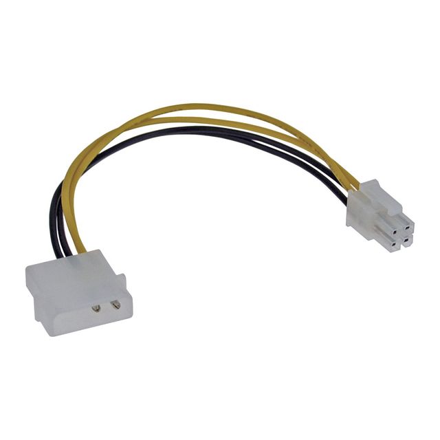 InLine Adattatore Molex a ATX12V 4 Pin per alimentazione supplementare CPU - 20…