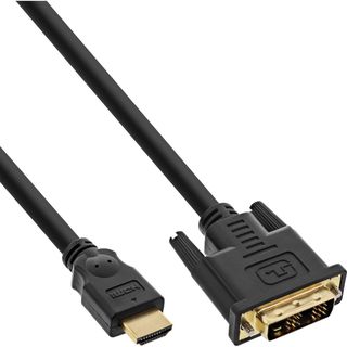 InLine Cavo Adattatore HDMI / DVI-D M/M High Speed 7,5m - Nero