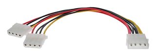 InLine Cavo Alimentazione Interno a Y 4-pin Molex 12V