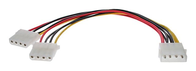 InLine Cavo Alimentazione Interno a Y 4-pin Molex 12V