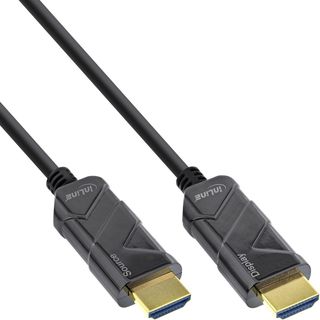 InLine Cavo HDMI 8K4K AOC, nero - 15m