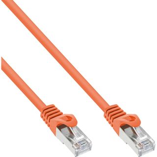 InLine Cavo Patch 50cm 100 Mbit RJ45 - Arancione
