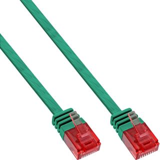 InLine Cavo Patch Piatto 1m U/UTP, Cat.6 - Verde