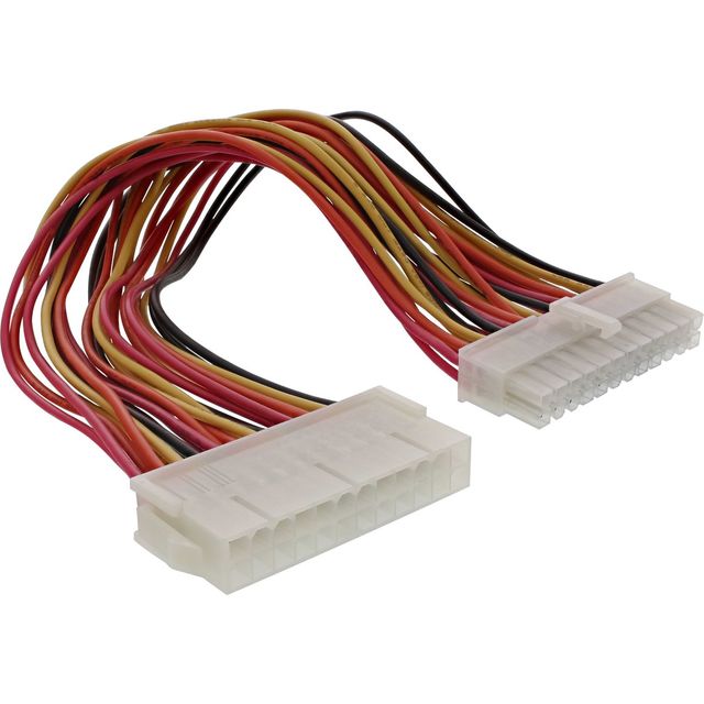 InLine Cavo Prolunga Alimentazione 24 Pin ATX maschio/femmina - 30 cm