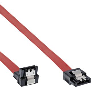 InLine Cavo SATA II 3Gbit 7 poli M/M 90° - 30cm
