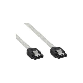InLine Cavo SATA III (6Gb/s) Trasparente - 0,3m