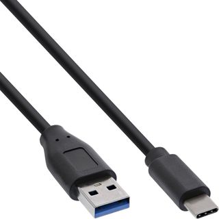 InLine Cavo USB 3.1, Type C maschio a Type A maschio, Nero - 0,5m