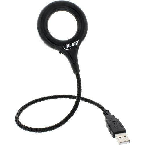 InLine Lente Ingrandimento 4x con LED - USB