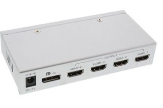 InLine Splitter 1x DisplayPort / 4x HDMI Splitter, FullHD, Modalità VideoWall