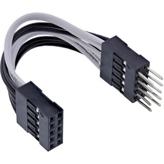 InLine® Cavo USB 2.0 interno 2x5pin maschio / 2x5pin femmina - 5cm