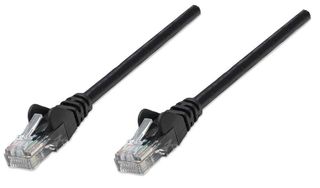 Intellinet 0.45m Cat5e cavo di rete Nero 0,5 m U/UTP (UTP)