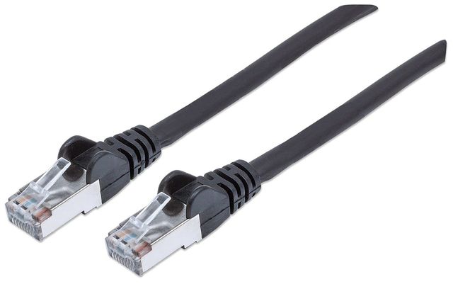 Intellinet 0.5m CAT6a S/FTP cavo di rete Nero 0,5 m S/FTP (S-STP)