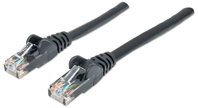 Intellinet 0.5m Cat6 cavo di rete Nero 0,5 m U/UTP (UTP)
