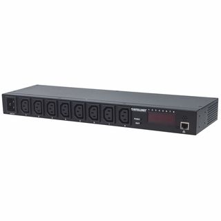 Intellinet 163682 unita di distribuzione dell'energia (PDU) 8 presa(e) AC Nero