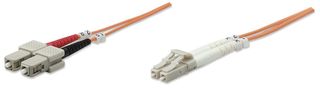 Intellinet 2m LC/SC cavo a fibre ottiche OM1 Arancione
