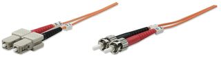 Intellinet 2m ST/SC cavo a fibre ottiche OM1 Arancione
