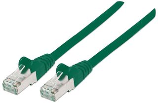 Intellinet 350594 cavo di rete Verde 0,5 m Cat6a S/FTP (S-STP)