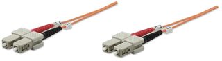 Intellinet 3m SC/SC cavo a fibre ottiche OM1 Arancione