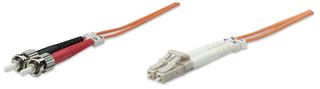 Intellinet 470445 cavo a fibre ottiche 10 m LC ST OM2 Arancione