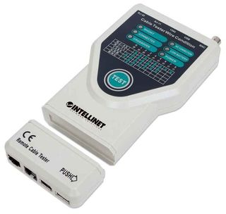 Intellinet 5-in-1 Tester per cavi UTP/STP Grigio