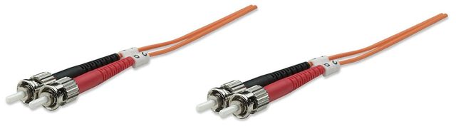 Intellinet 5.0m ST M/M cavo a fibre ottiche 5 m OM2 Arancione