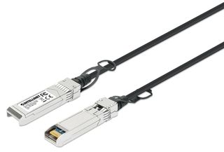 Intellinet 508414 cavo InfiniBand e in fibra ottica 2 m SFP+ Nero, Argento