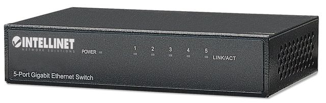 Intellinet 530378 switch di rete Gigabit Ethernet (10/100/1000) Nero