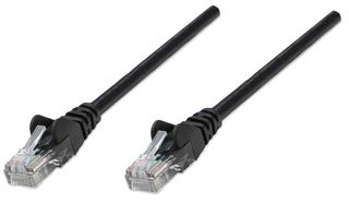 Intellinet 5m Cat6 cavo di rete Nero U/UTP (UTP)