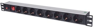 Intellinet 713986 unita di distribuzione dell'energia (PDU) 8 presa(e) AC 1U Al…